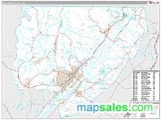Jackson County, AL <br /> Wall Map <br /> Premium Style 2025 Map