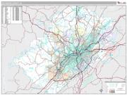 Jefferson County, AL <br /> Wall Map <br /> Premium Style 2025 Map