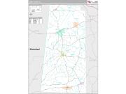 Lamar County, AL <br /> Wall Map <br /> Premium Style 2025 Map