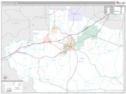 Macon County, AL <br /> Wall Map <br /> Premium Style 2025 Map