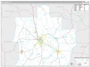 Pike County, AL <br /> Wall Map <br /> Premium Style 2025 Map
