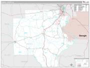 Russell County, AL <br /> Wall Map <br /> Premium Style 2025 Map