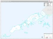 Aleutians East County, AK <br /> Wall Map <br /> Premium Style 2025 Map