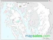 Prince of Wales-Hyder County, AK <br /> Wall Map <br /> Premium Style 2025 Map