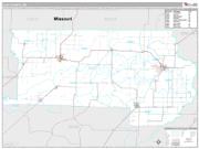 Clay County, AR <br /> Wall Map <br /> Premium Style 2025 Map