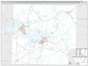 Cleburne County, AR <br /> Wall Map <br /> Premium Style 2025 Map