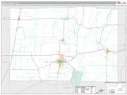 Cross County, AR <br /> Wall Map <br /> Premium Style 2025 Map