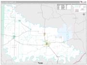 Little River County, AR <br /> Wall Map <br /> Premium Style 2025 Map