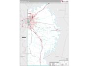 Miller County, AR <br /> Wall Map <br /> Premium Style 2025 Map