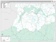 Newton County, AR <br /> Wall Map <br /> Premium Style 2025 Map