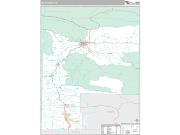 Polk County, AR <br /> Wall Map <br /> Premium Style 2025 Map