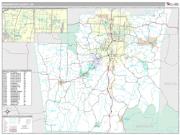 Washington County, AR <br /> Wall Map <br /> Premium Style 2025 Map