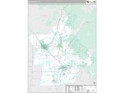 Butte County, CA <br /> Wall Map <br /> Premium Style 2025 Map