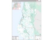 Humboldt County, CA <br /> Wall Map <br /> Premium Style 2025 Map