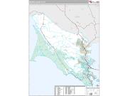 Marin County, CA <br /> Wall Map <br /> Premium Style 2025 Map
