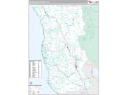 Mendocino County, CA <br /> Wall Map <br /> Premium Style 2025 Map