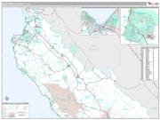 Monterey County, CA <br /> Wall Map <br /> Premium Style 2025 Map