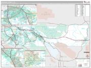 Riverside County, CA <br /> Wall Map <br /> Premium Style 2025 Map