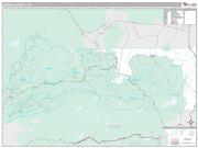 Sierra County, CA <br /> Wall Map <br /> Premium Style 2025 Map