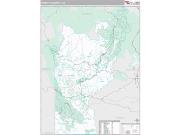 Trinity County, CA <br /> Wall Map <br /> Premium Style 2025 Map