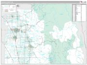 Tulare County, CA <br /> Wall Map <br /> Premium Style 2025 Map