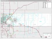 Adams County, CO <br /> Wall Map <br /> Premium Style 2025 Map