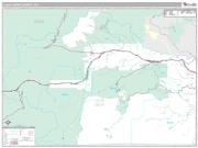 Clear Creek County, CO <br /> Wall Map <br /> Premium Style 2025 Map