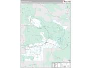 Gunnison County, CO <br /> Wall Map <br /> Premium Style 2025 Map