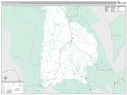 Jackson County, CO <br /> Wall Map <br /> Premium Style 2025 Map
