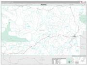 Moffat County, CO <br /> Wall Map <br /> Premium Style 2025 Map