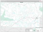 Moffat County, CO <br /> Wall Map <br /> Premium Style 2024 Map