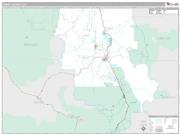 Ouray County, CO <br /> Wall Map <br /> Premium Style 2025 Map
