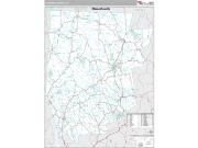 Litchfield County, CT <br /> Wall Map <br /> Premium Style 2025 Map
