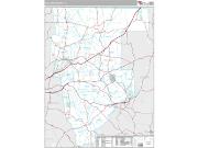 Tolland County, CT <br /> Wall Map <br /> Premium Style 2025 Map