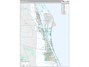 Brevard County, FL <br /> Wall Map <br /> Premium Style 2025 Map