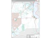 Clay County, FL <br /> Wall Map <br /> Premium Style 2025 Map