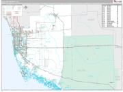 Collier County, FL <br /> Wall Map <br /> Premium Style 2025 Map