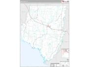 Dixie County, FL <br /> Wall Map <br /> Premium Style 2025 Map