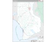 Gulf County, FL <br /> Wall Map <br /> Premium Style 2025 Map