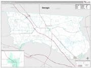Hamilton County, FL <br /> Wall Map <br /> Premium Style 2025 Map