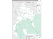 Liberty County, FL <br /> Wall Map <br /> Premium Style 2025 Map
