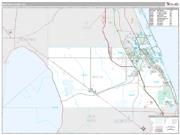 Martin County, FL <br /> Wall Map <br /> Premium Style 2025 Map