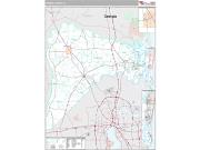 Nassau County, FL <br /> Wall Map <br /> Premium Style 2025 Map