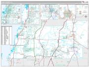 Pasco County, FL <br /> Wall Map <br /> Premium Style 2025 Map
