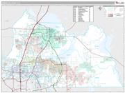 Seminole County, FL <br /> Wall Map <br /> Premium Style 2025 Map
