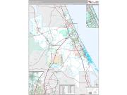 Volusia County, FL <br /> Wall Map <br /> Premium Style 2025 Map