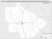 Bacon County, GA <br /> Wall Map <br /> Premium Style 2025 Map