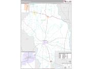 Berrien County, GA <br /> Wall Map <br /> Premium Style 2025 Map