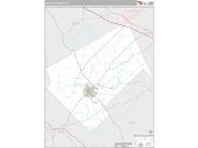 Bleckley County, GA <br /> Wall Map <br /> Premium Style 2025 Map