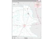 Brooks County, GA <br /> Wall Map <br /> Premium Style 2025 Map